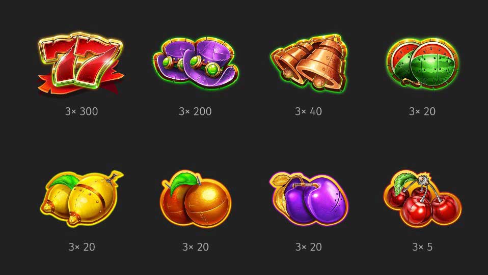 Mechanical Clover slot game symbols